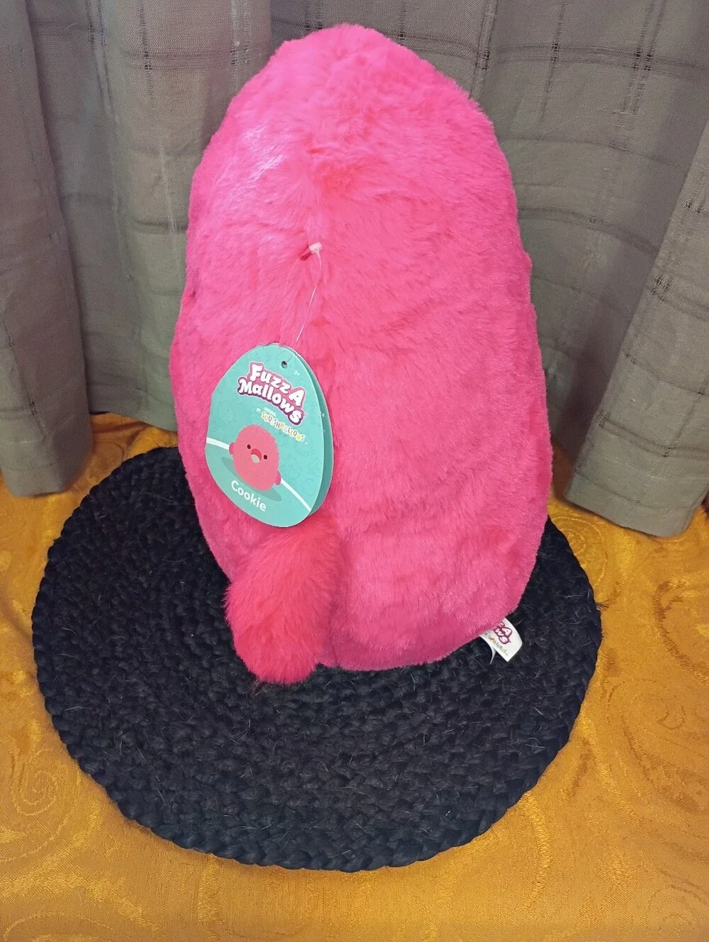 NWT Original Squishmallows Fuzz A Mallow Cookie The Pink Flamingo Size 12